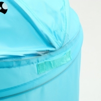 Корзина для хранения игрушек «Акула» с ручками и крышкой, 55 х 33 х 33 см, голубая Корзина для хранения игрушек «Акула» с ручками и крышкой, 55 х 33 х 33 см, голубая