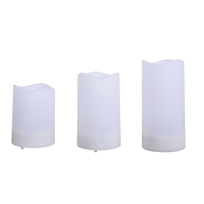 Садовый светильник на солнечной батарее &laquo;Свеча&raquo; Uniel, LED, IP44, 5 Лм, 150х75х75 мм, цвет белый