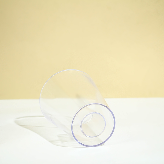 Горшок для орхидей, 1,2 л, 12,5 &times; 16,6 см, пластик, прозрачный