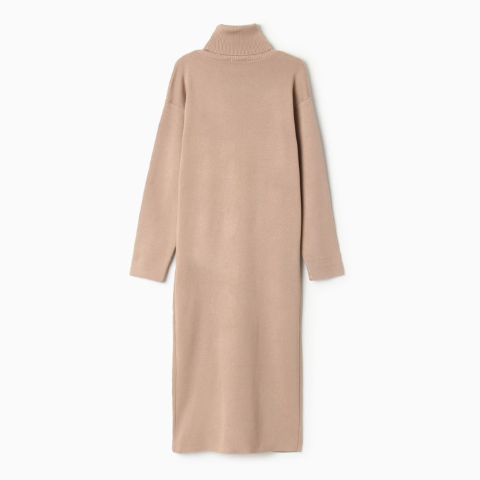 Платье женское, цвет бежевый, размер 48-50 (ONE SIZE)