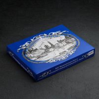 Набор столовых приборов &laquo;Тройка&raquo;, 24 предмета, толщина 2 мм, локальное нитрид-титановое покрытие, декоративная коробка