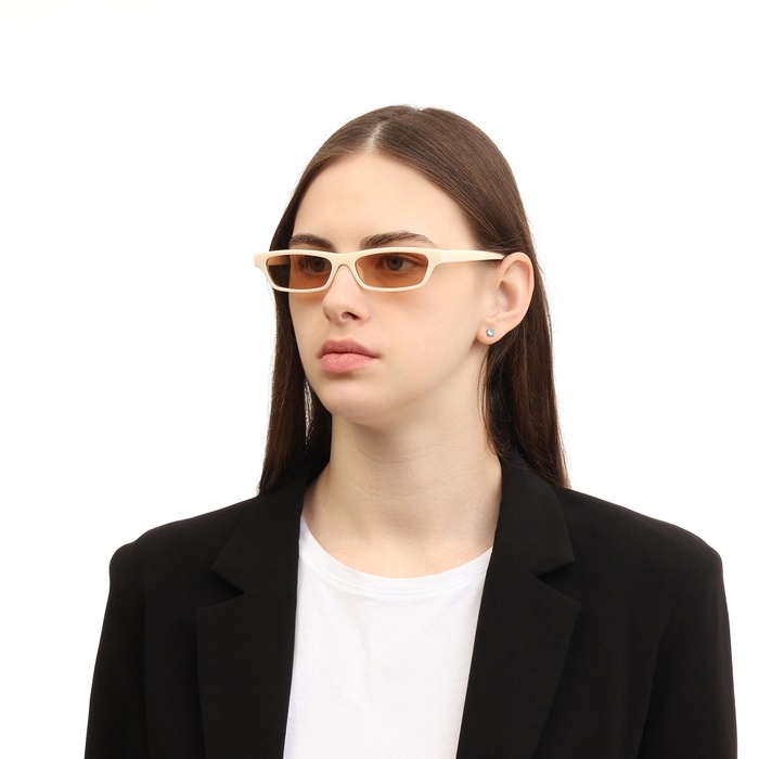 Очки солнцезащитные "OneSun", uv 400, дужка 14 см, ширина 14  см, линза 2.4 х 5.3 см