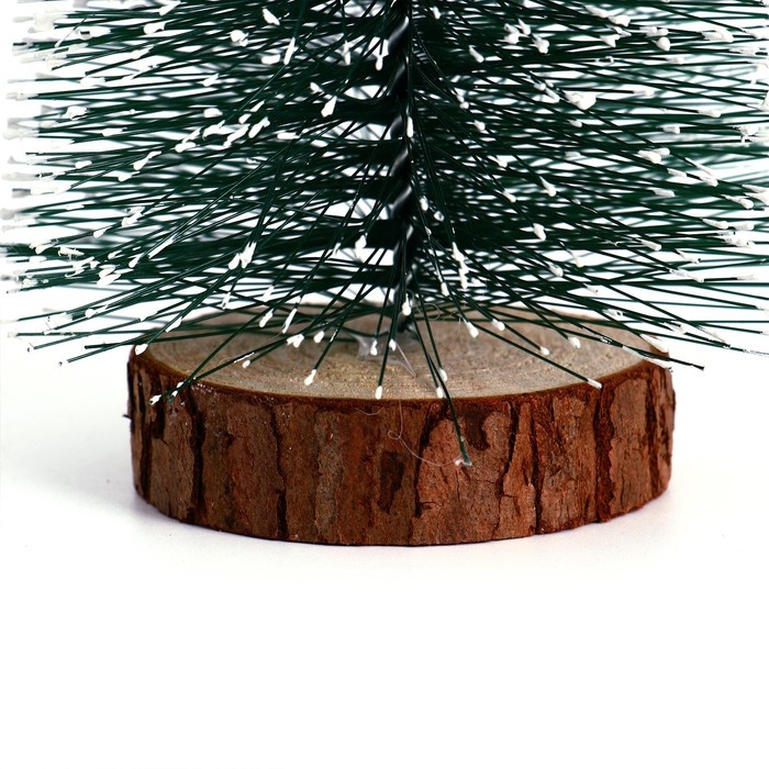 Новогодний декор &laquo;Ёлочка зелёная в снегу&raquo; 8 &times; 8 &times; 20 см