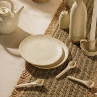 Набор тарелок керамических SL Home &laquo;Виенто&raquo;, d=28 см, цвет бежевый