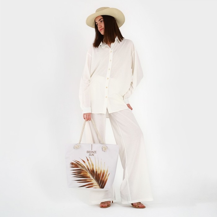 Сумка женская пляжная Bronze sun, 47х37х13 см Сумка женская пляжная Bronze sun, 47х37х13 см