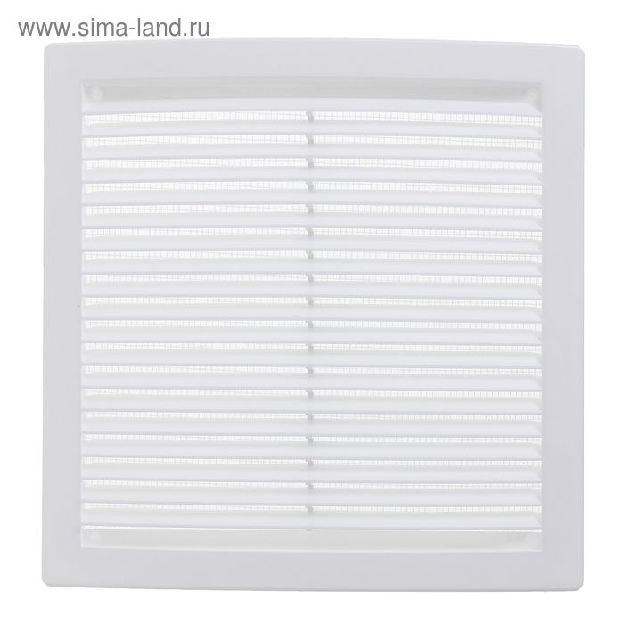 Решетка вентиляционная ERA 2020 РЦ, 200х200 мм, цилиндрическая, с сеткой, неразъемная