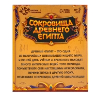 Набор для раскопок &laquo;Сокровища древнего Египта&raquo;