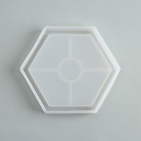 Набор для создания поддона из гипса с поталью &laquo;Шестиугольник&raquo;