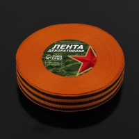 Лента &laquo;Георгиевская&raquo; репсовая, 25 мм, 23 &plusmn; 1 м