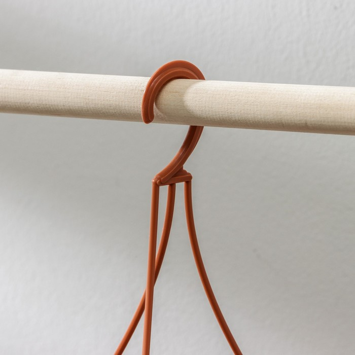 Кашпо уличное для цветов подвесное «Джулия», 8 л, цвет коричневый Кашпо уличное для цветов подвесное «Джулия», 8 л, цвет коричневый