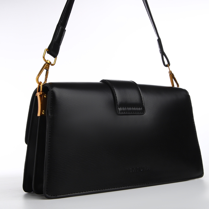 Сумка женская TEXTURA, средний размер, цвет чёрный Сумка женская TEXTURA, средний размер, цвет чёрный