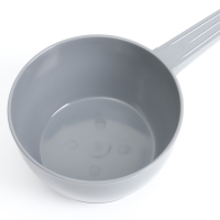 Ковш пластиковый для купания и мытья головы, детский банный ковшик, 1л., цвет серый