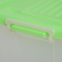 Ящик для хранения с крышкой Darel-box, 75 л, 70&times;49&times;37 см, цвет МИКС