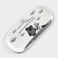 Блюдо овальное фарфоровое &laquo;Винни Пух&raquo;, 33&times;15 см