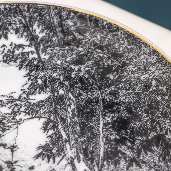 Тарелка &laquo;Пейзаж&raquo;, d=21 см, фарфор