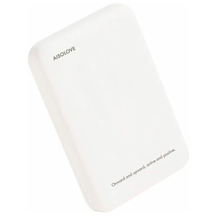 Внешний аккумулятор Solove W12, 5000 мАч, 3 А, MagSafe, быстрая зарядка, белый Внешний аккумулятор Solove W12, 5000 мАч, 3 А, MagSafe, быстрая зарядка, белый