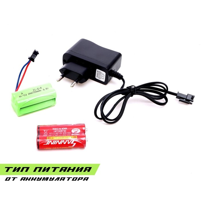 Машина-перевёртыш радиоуправляемая &laquo;Трюкач&raquo;, работает от аккумулятора, цвет зелёный