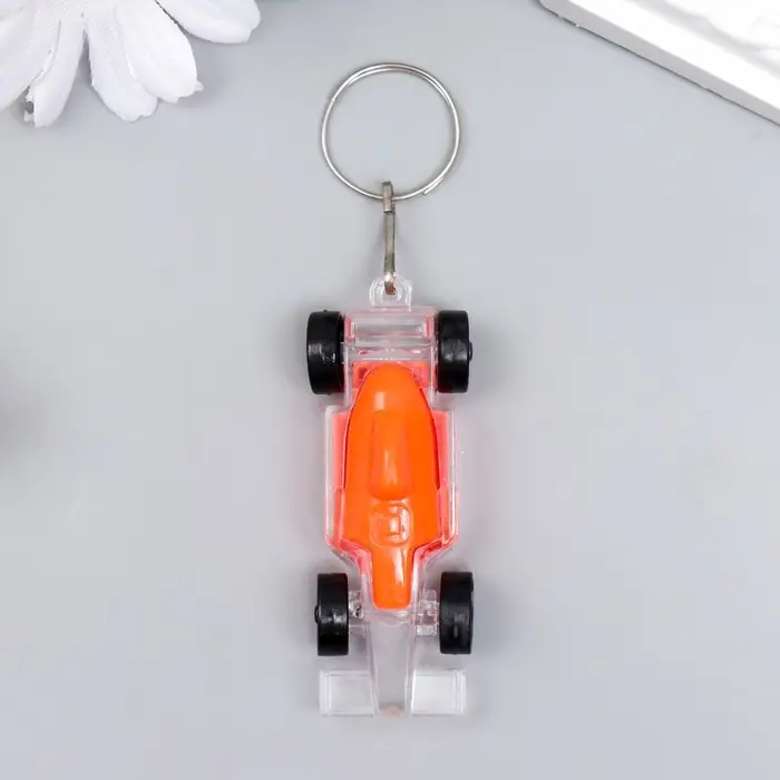 Фонарик свет на кольце "Машина" МИКС