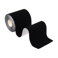 Кинезио - тейп, 7,5 см &times; 5 м, цвет чёрный