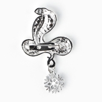 Брошь новогодняя &laquo;Счастливого Нового года&raquo; на Новый год,6 х 8 см