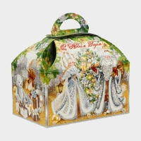 Новый год. Подарочная коробка "Новогодний шарм" Ларец малый 18,5 x 12,5 x 19см. Новый год. Подарочная коробка "Новогодний шарм" Ларец малый 18,5 x 12,5 x 19см.