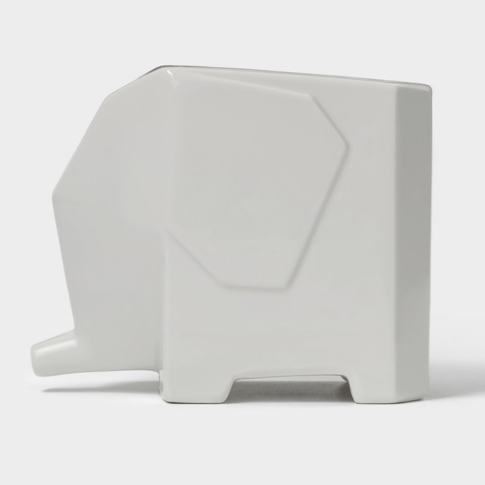 Набор кухонных принадлежностей на фарфоровой подставке BellaTenero «Слонёнок», 5 предметов, цвет белый Набор кухонных принадлежностей на фарфоровой подставке BellaTenero «Слонёнок», 5 предметов, цвет белый