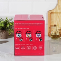 Чайник со свистком из нержавеющей стали Доляна &laquo;Сердце&raquo;, 3 л, с индикатором нагрева