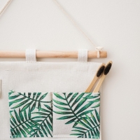 Органайзер подвесной с карманами Доляна &laquo;Тропики&raquo;, 4 отделения, 30&times;34 см