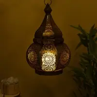 Подсвечник фонарь "Сокровища" железо 23х23х37,5 см