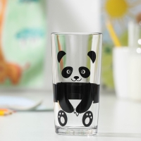 Стакан высокий для молока Доляна &laquo;Панда&raquo;, 230 мл
