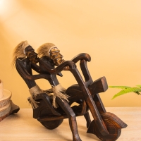 Сувенир &laquo;Аборигены байкеры&raquo;, 38&times;15&times;30 см, дерево