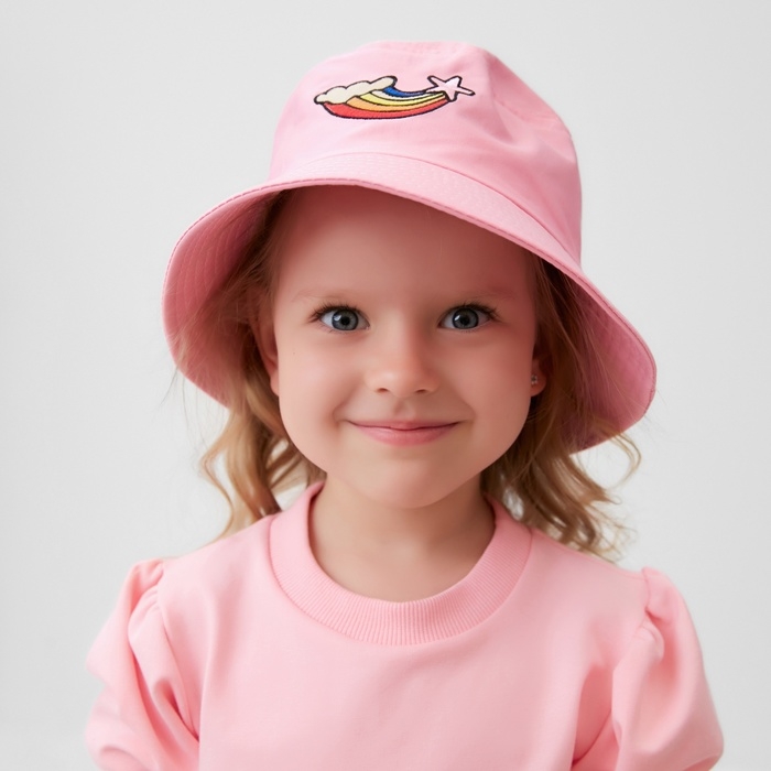 Комплект для девочки (свитшот и юбка) MINAKU, цвет розовый, рост 122 см