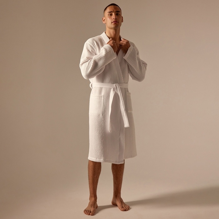 Халат вафельный мужской SL HOME: Boho Халат вафельный мужской SL HOME: Boho "Блан де Блан", размер XL, 100% хлопок, 280 г/м2