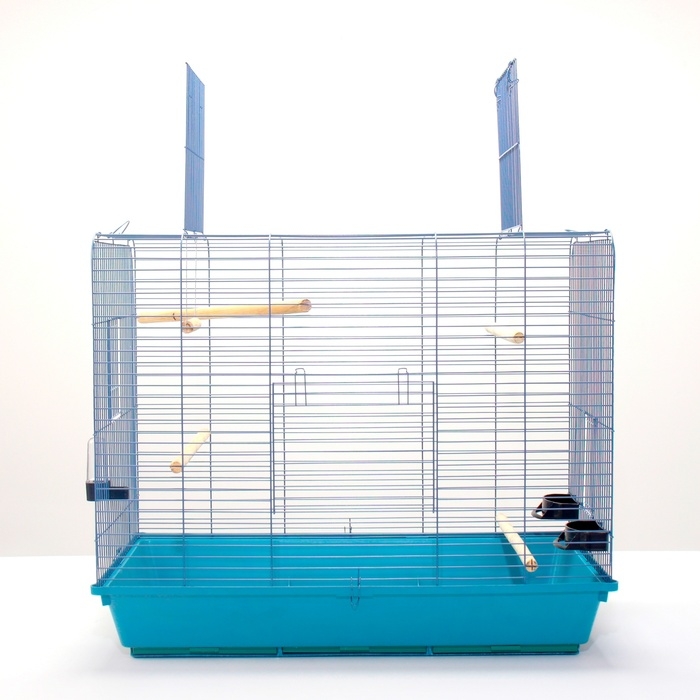Клетка для птиц, "Рикки max 3", с открывающимся верхом, 79 х 44 х 65 см, микс цветов