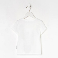 Футболка детская &laquo;Эльза&raquo;, Холодное сердце, рост 98-104, белый