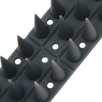 Отпугиватель для птиц, 33,5 &times; 4,5 см, шипы противоприсадные, 51 шт., 3 ряда, Greengo