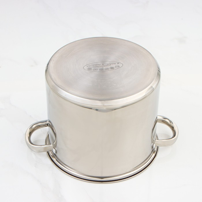 Кастрюля &laquo;Гретта&raquo;, 7,3 л, d=22 см, капсульное дно, индукция