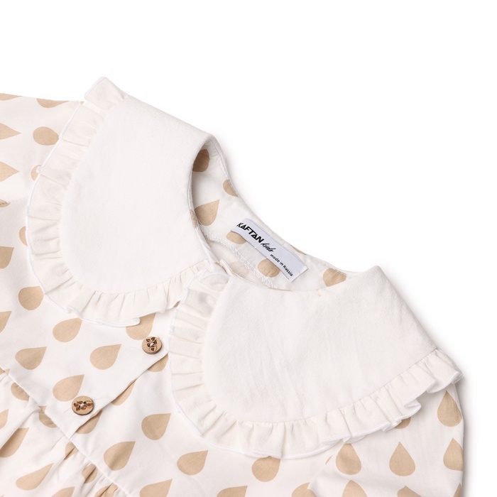 Платье детское с воротником KAFTAN "Капелька" р.28 (86-92 см)
