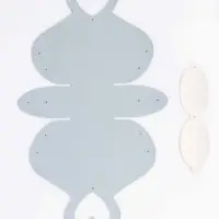 Кожанная подарочная сумочка 10,5 х 5 х 6 см небесно-голубая