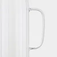 Кувшин "Эко.Дольки" 1500 мл, 9&times;14&times;28 см, с бамбуковой крышкой