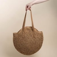 Сумка женская SL Home, ручное плетение, хлопок, длина ручек 30 см, 45&times;43 см