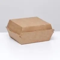Упаковка для бургеров, 12 х 12 х 7 см