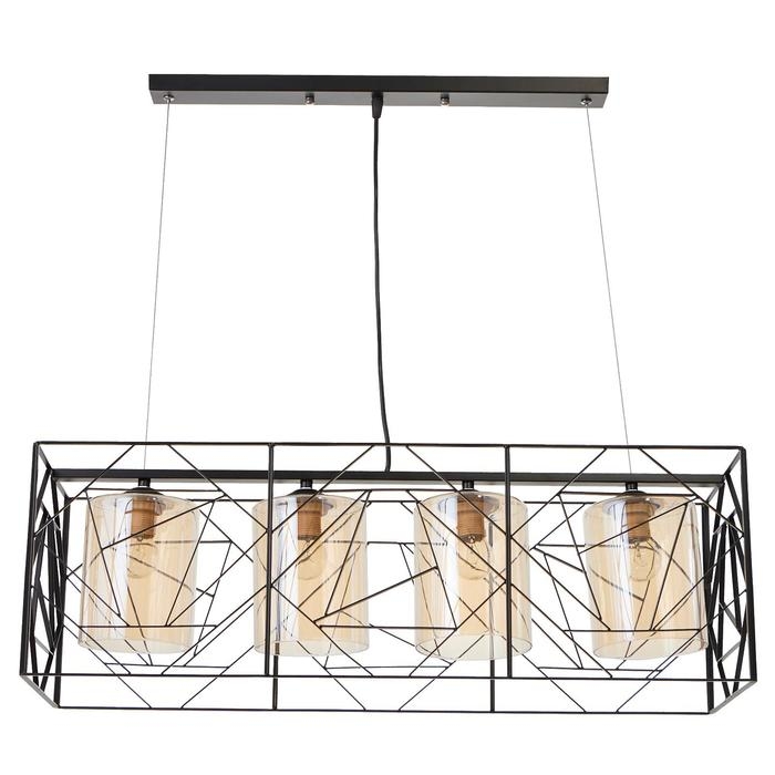 Светильник BayerLux 1692/4  E27 40Вт черный 71,3х24,5х23,5 см