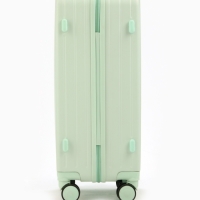 Чемодан 24", PС, 42*27*66, отд на молнии, код замок, 4 колеса, св. зеленый