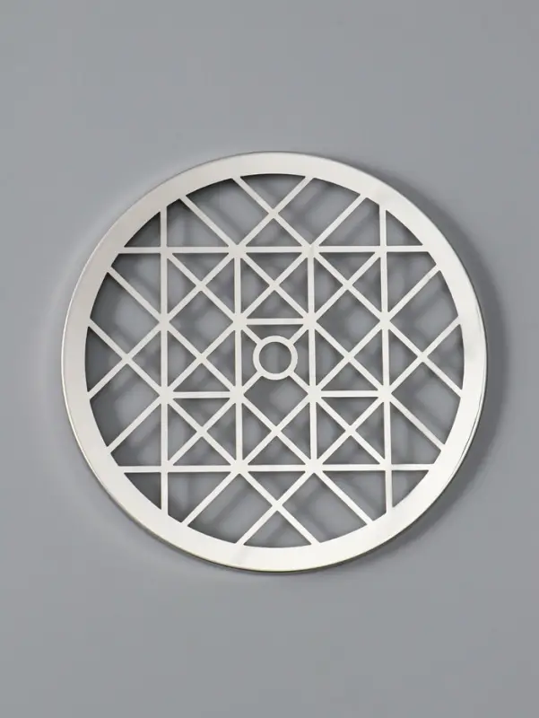 Крышка металлическая для вазы "Классик" d-15 см, серебро