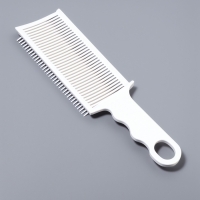 Расчёска для барбера, для стрижки под машинку, 22&times;6.5&times;1.5 см, белая