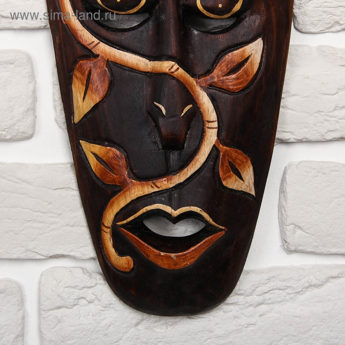 Маска дерево "Геккон" 50х16,5х2,5 см