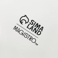 Кружка стеклянная штабелируемая "Боттом", 450 мл, 9,5х7,9 см