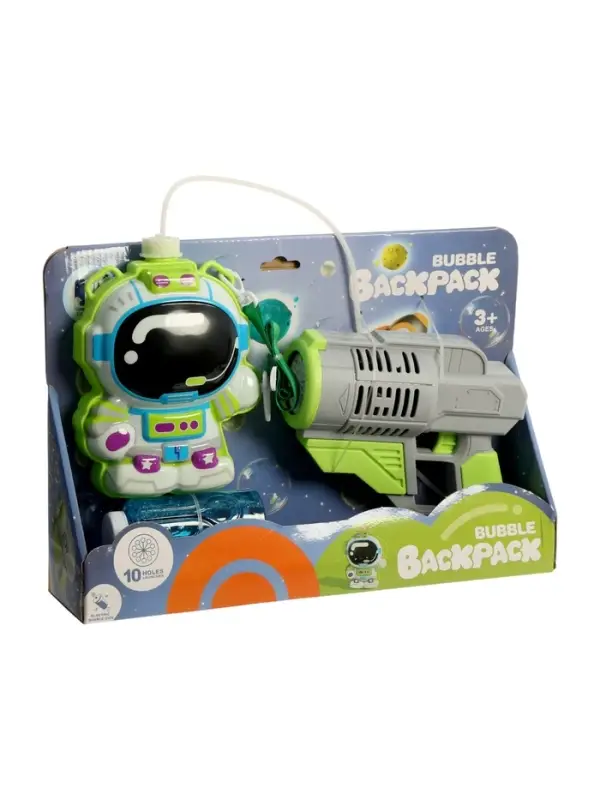 Генератор мыльных пузырей "Космонавт", работает от батареек