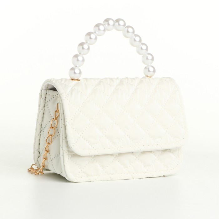 Сумка детская для девочки на молнии «Выбражулька», цвет белый Сумка детская для девочки на молнии «Выбражулька», цвет белый